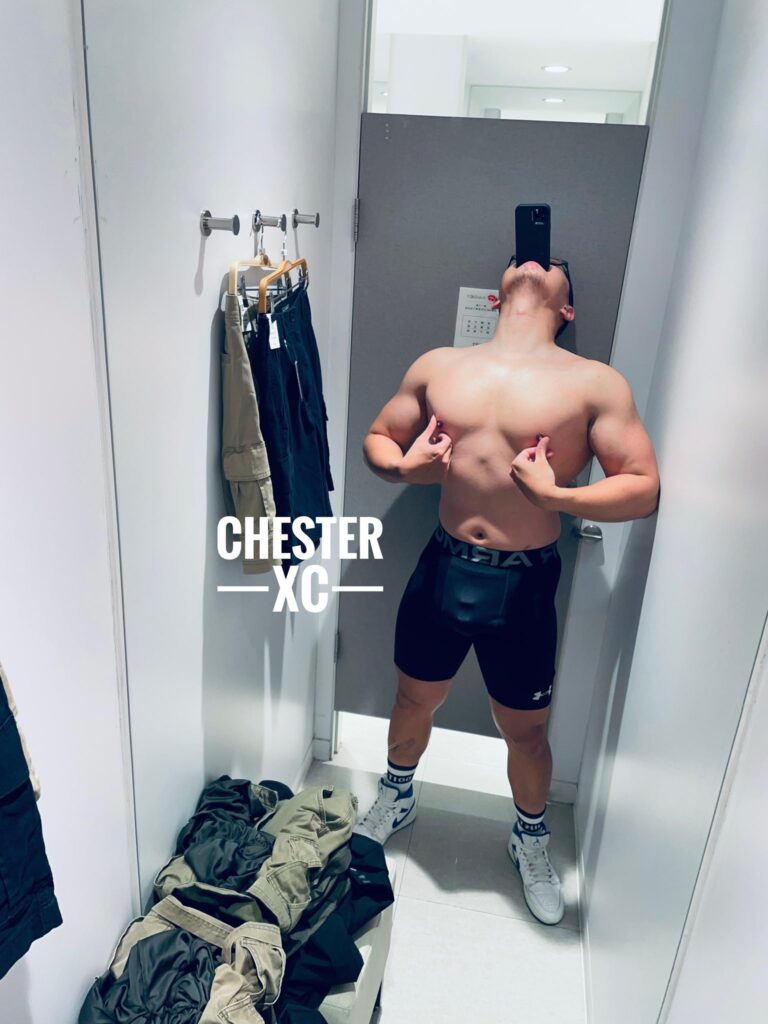 Daymuscle之(@Chester XC (@chester_xc)-犬繩師(Mîkhāʼēl) ミカエル (@Bondagepuppy19)）